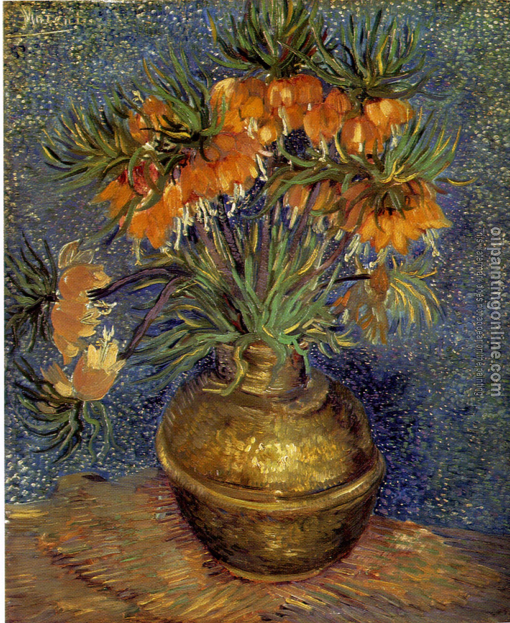Gogh, Vincent van - Fritillaries in a Copper Vase